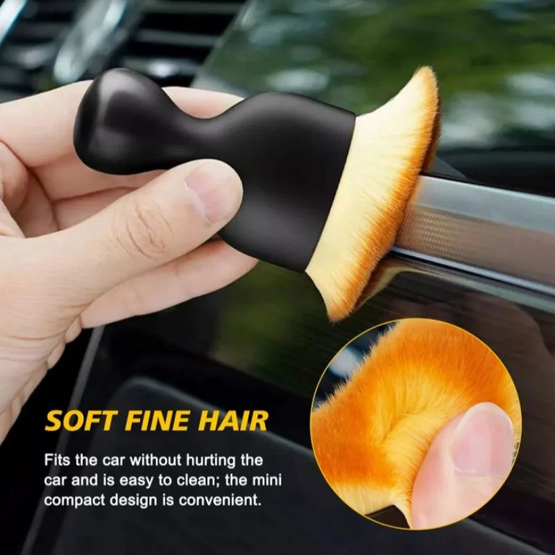 Soft Car Interior Detailing Brush Dashboard Air Vent Dust Cleaning Tool