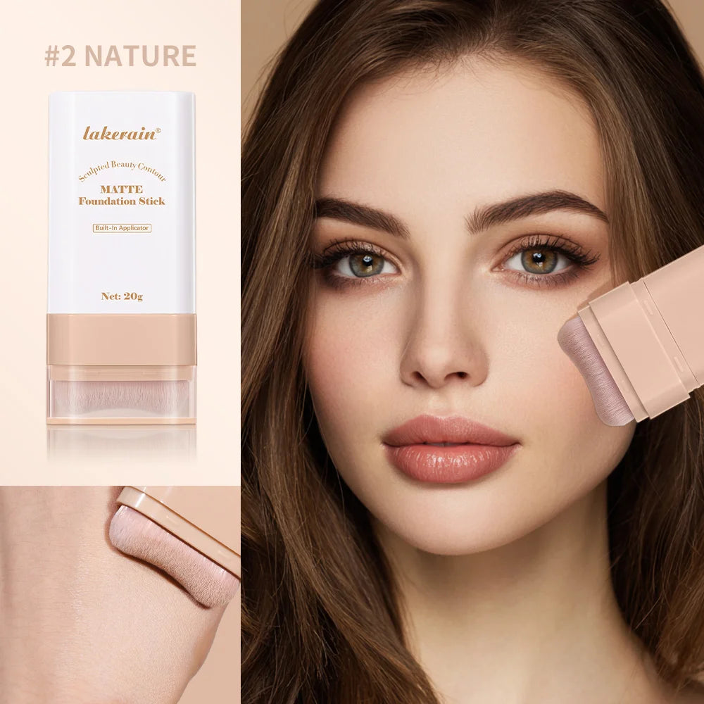 Matte Foundation Stick With Brush Concealer Makeup