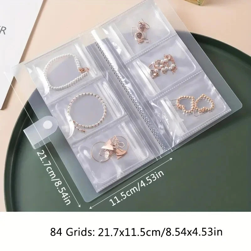 Jewelry Storage Book Anti-Oxidation Clear Display Album for Earrings - 8
