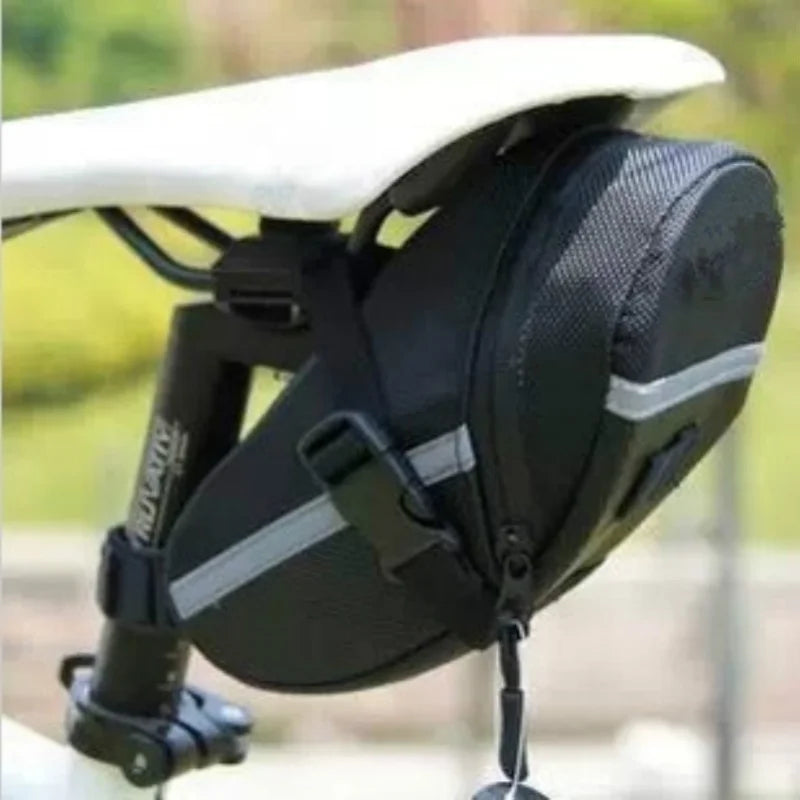 Bicycle Saddle Bag Under Seat Storage Pouch for Road and Mountain Bikes - 3