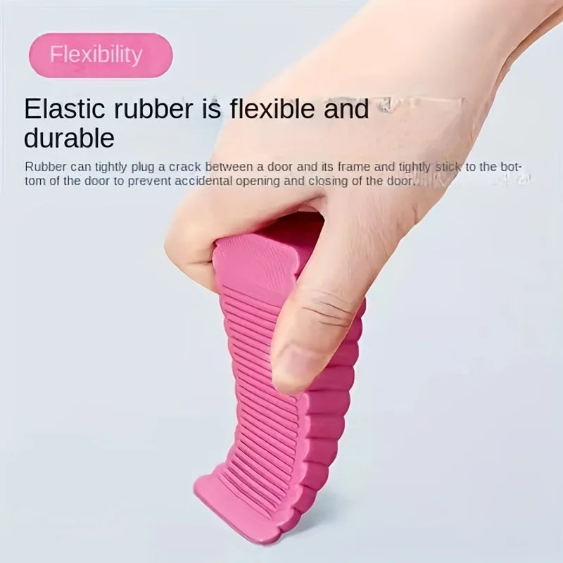 Silicone Door Stop Wedge Heavy Duty Non Slip Floor Protector Door Stopper