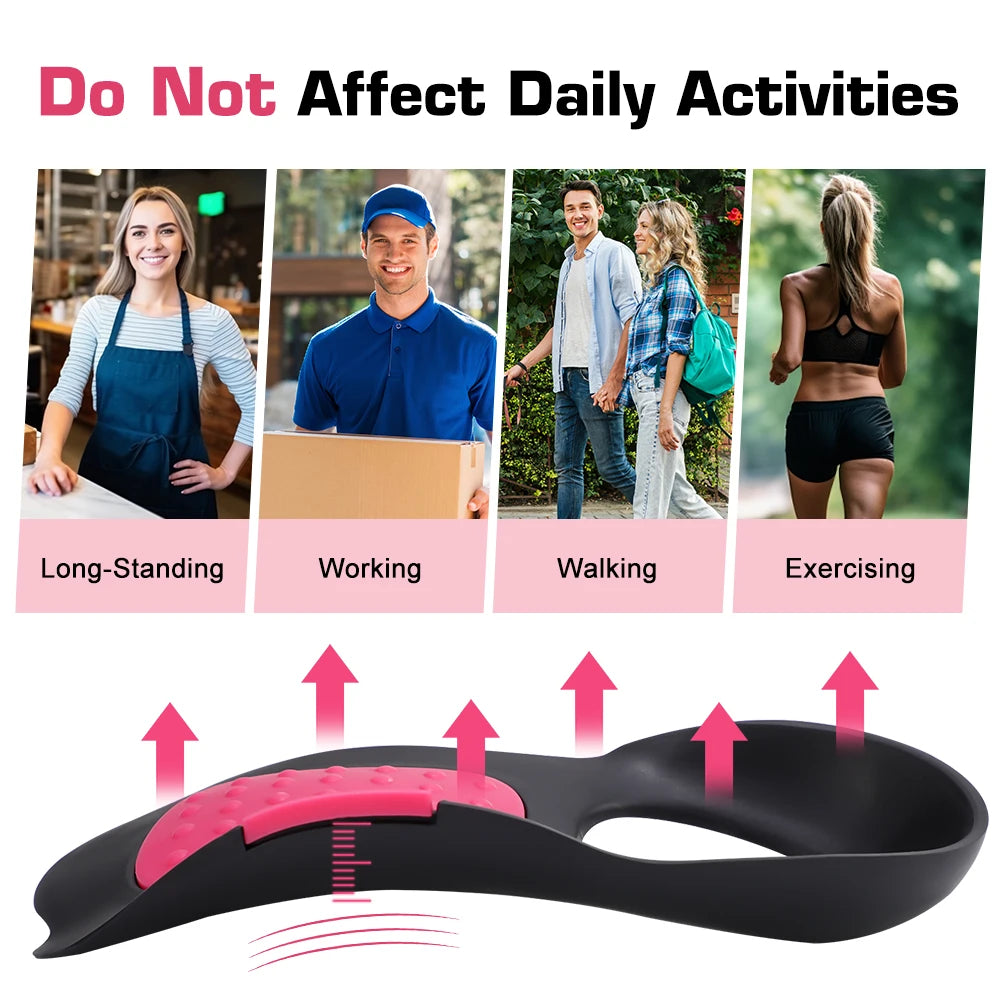 TPE Arch Support Insoles Flat Feet Corrective Shoe Inserts
