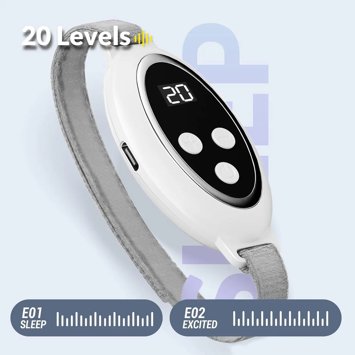 Microcurrent Sleep Aid Device EMS Pulse Massager Insomnia Relief