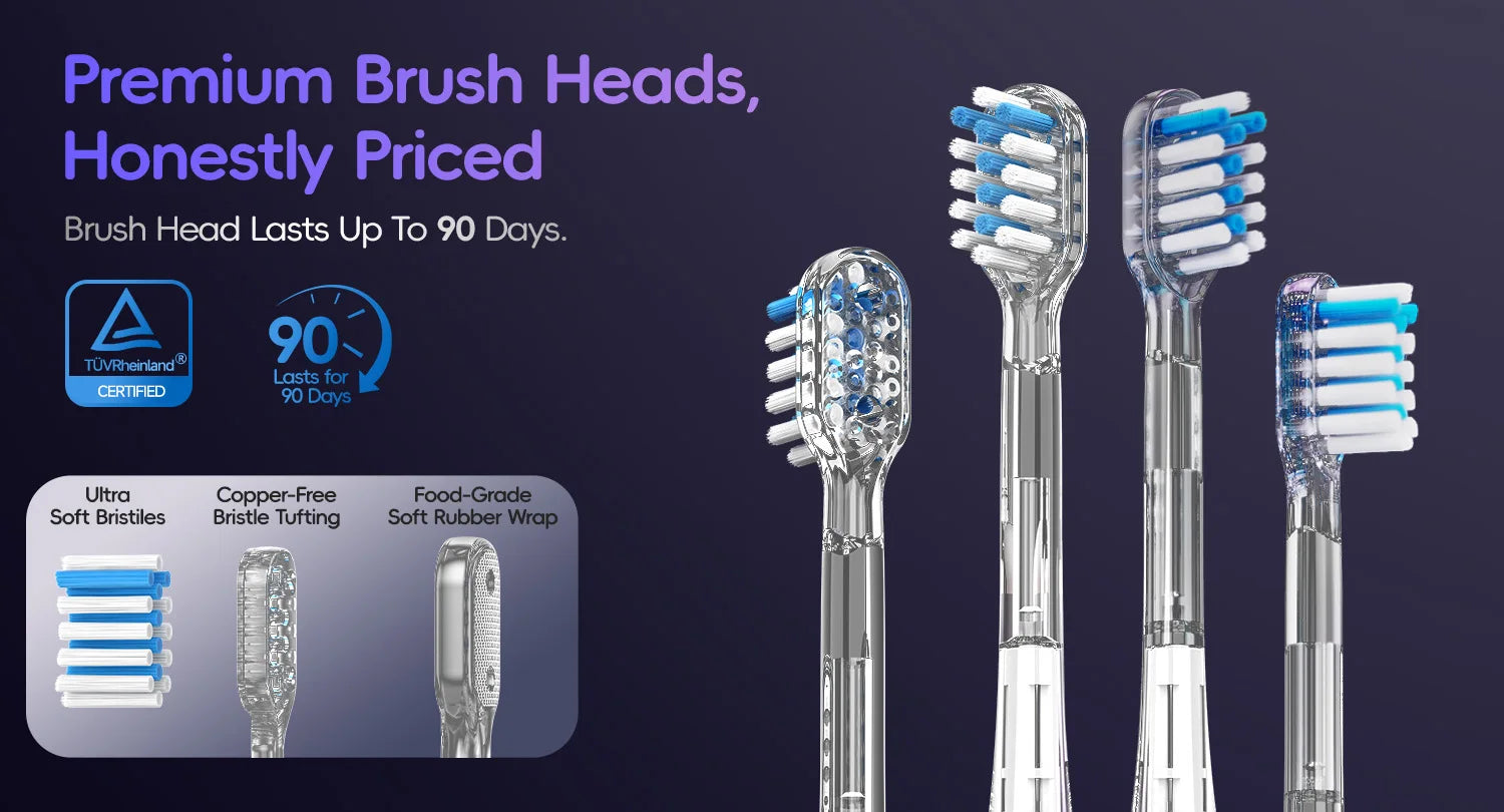Mornwell Water Flosser & Electric Toothbrush Combo - 18