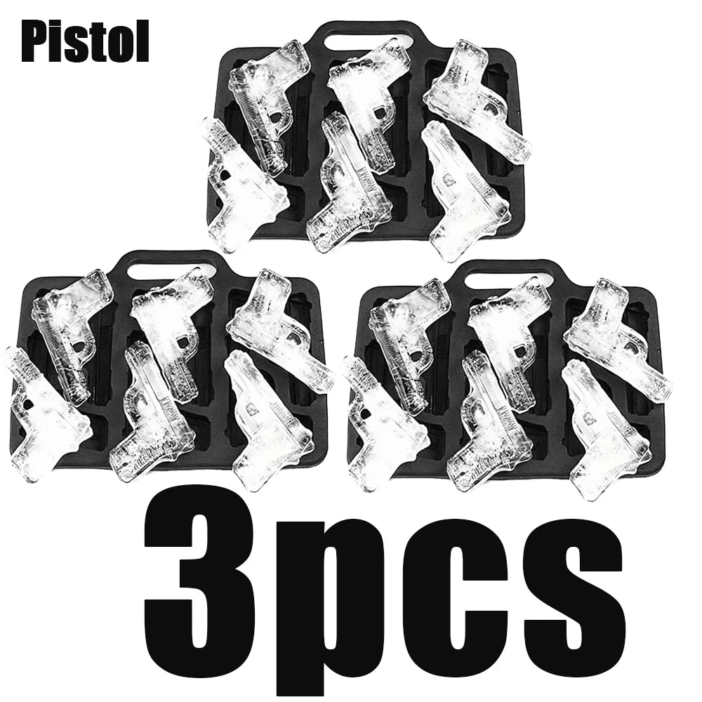 Bullet Ice Cube Tray Silicone Mold for Whiskey Cocktails and Parties - 18
