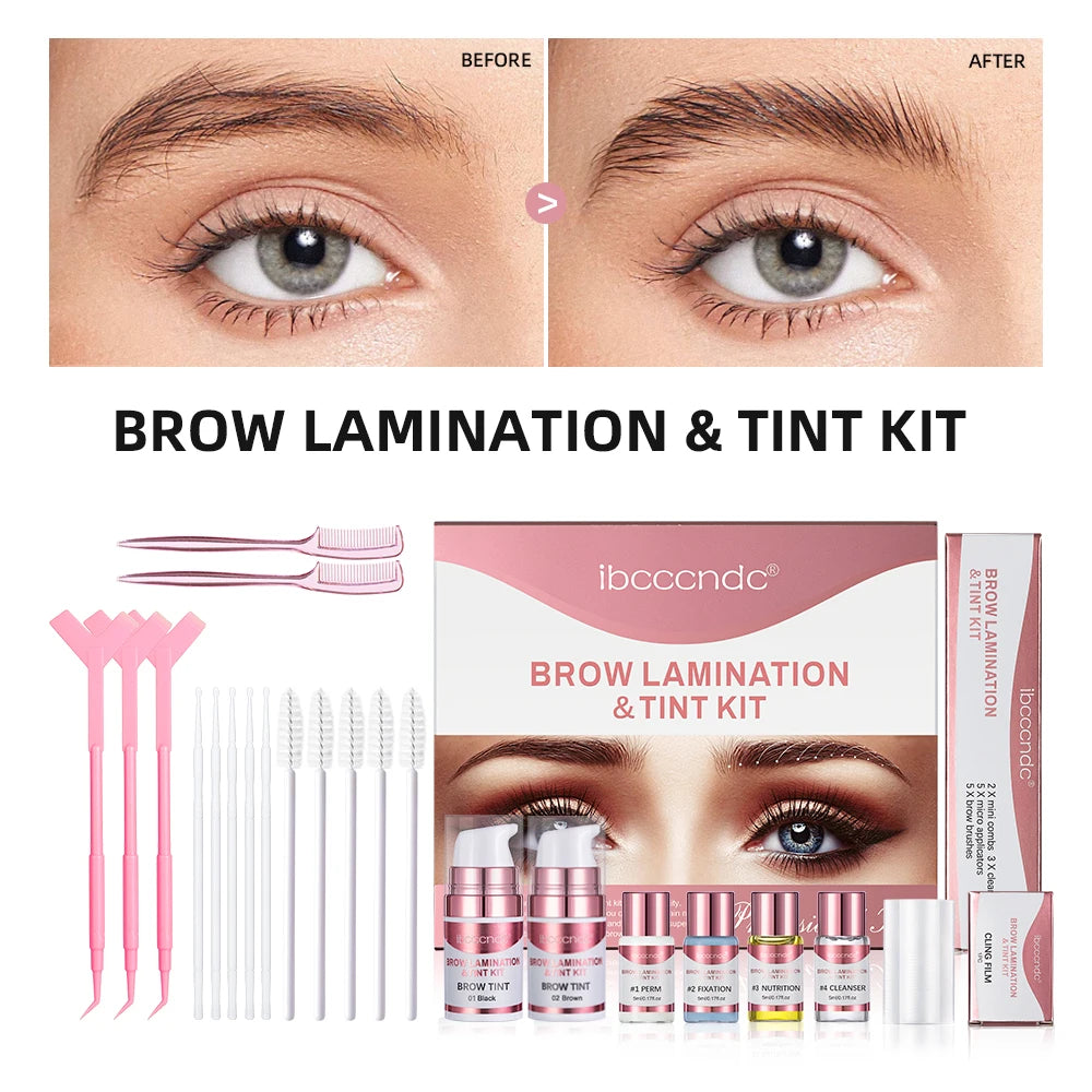Professional Eyelash Perm and Tint Kit Lash Lift Curling Set - 18