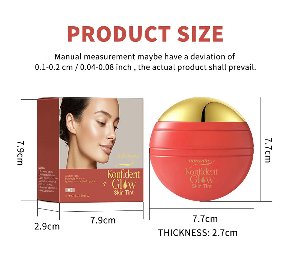 Hydrating Glow Skin Tint Liquid Foundation Makeup Base - 17