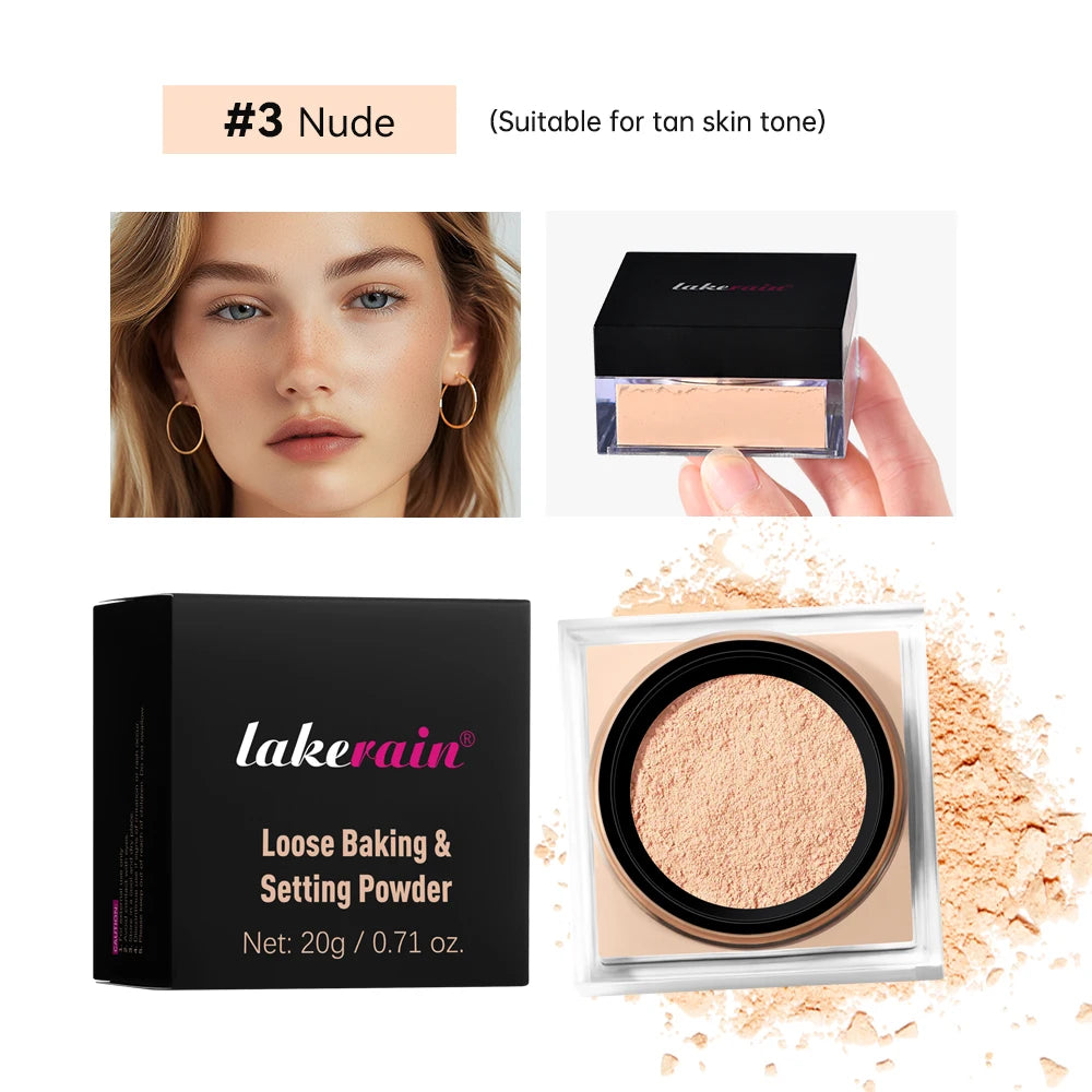 Lakerain Delicate Setting Powder Oil Control Face Powder