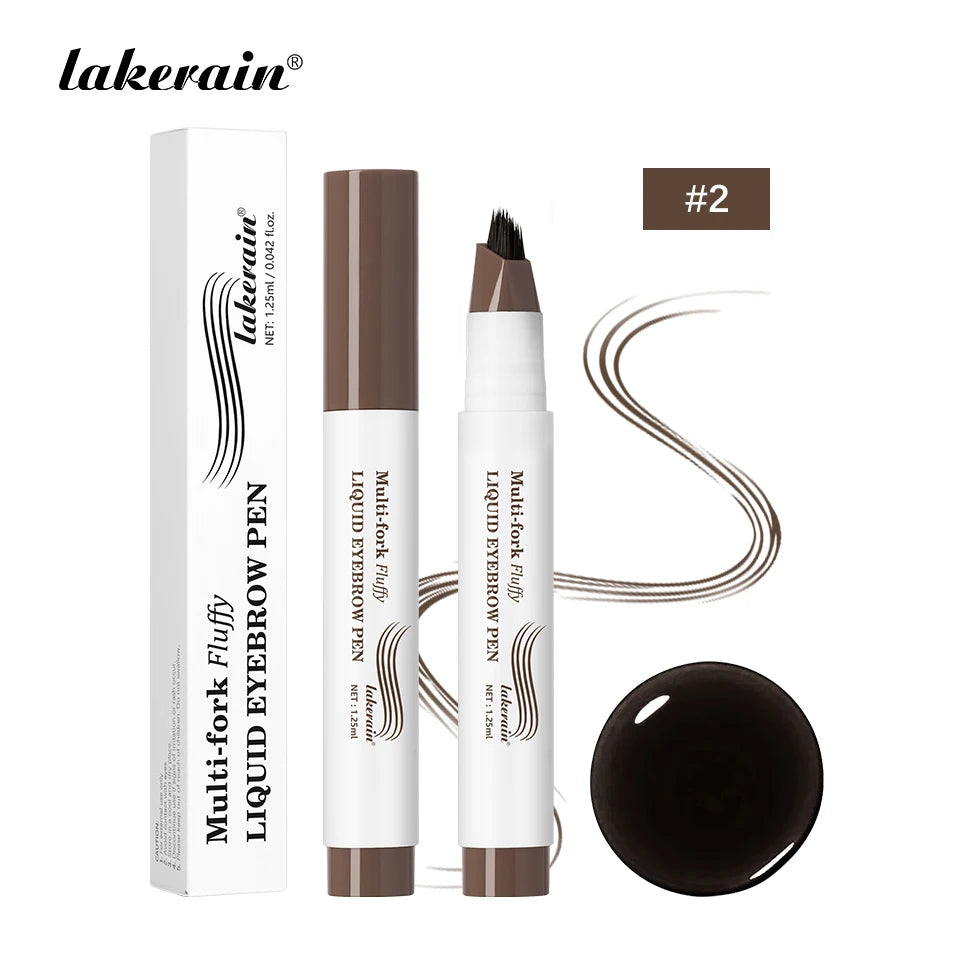 Waterproof Liquid Eyebrow Pencil Multi Fork Tattoo Pen - 26