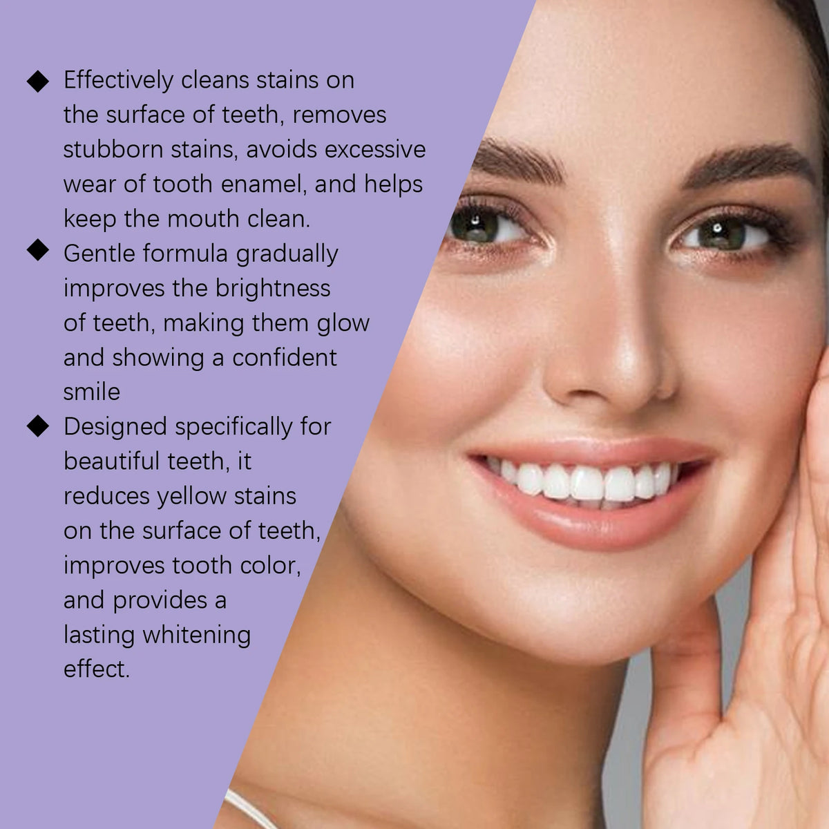 Teeth Whitening Strips Peroxide Free Stain Removal Bleaching Tool