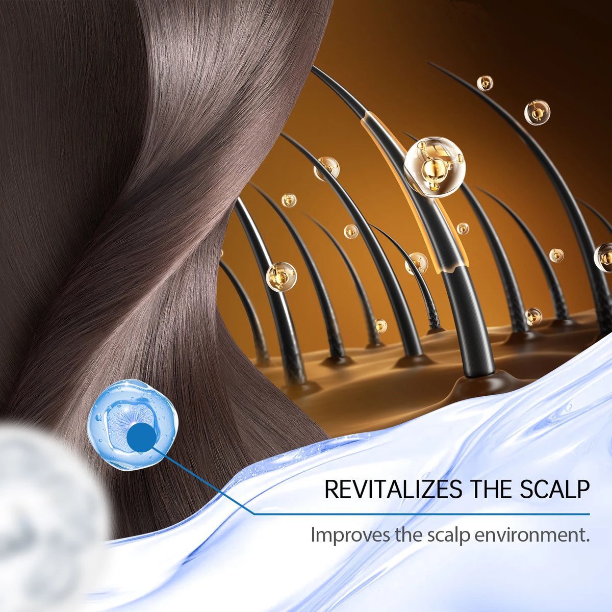 Rosemary Hair Growth Serum Roller Split Ends Repair Oil