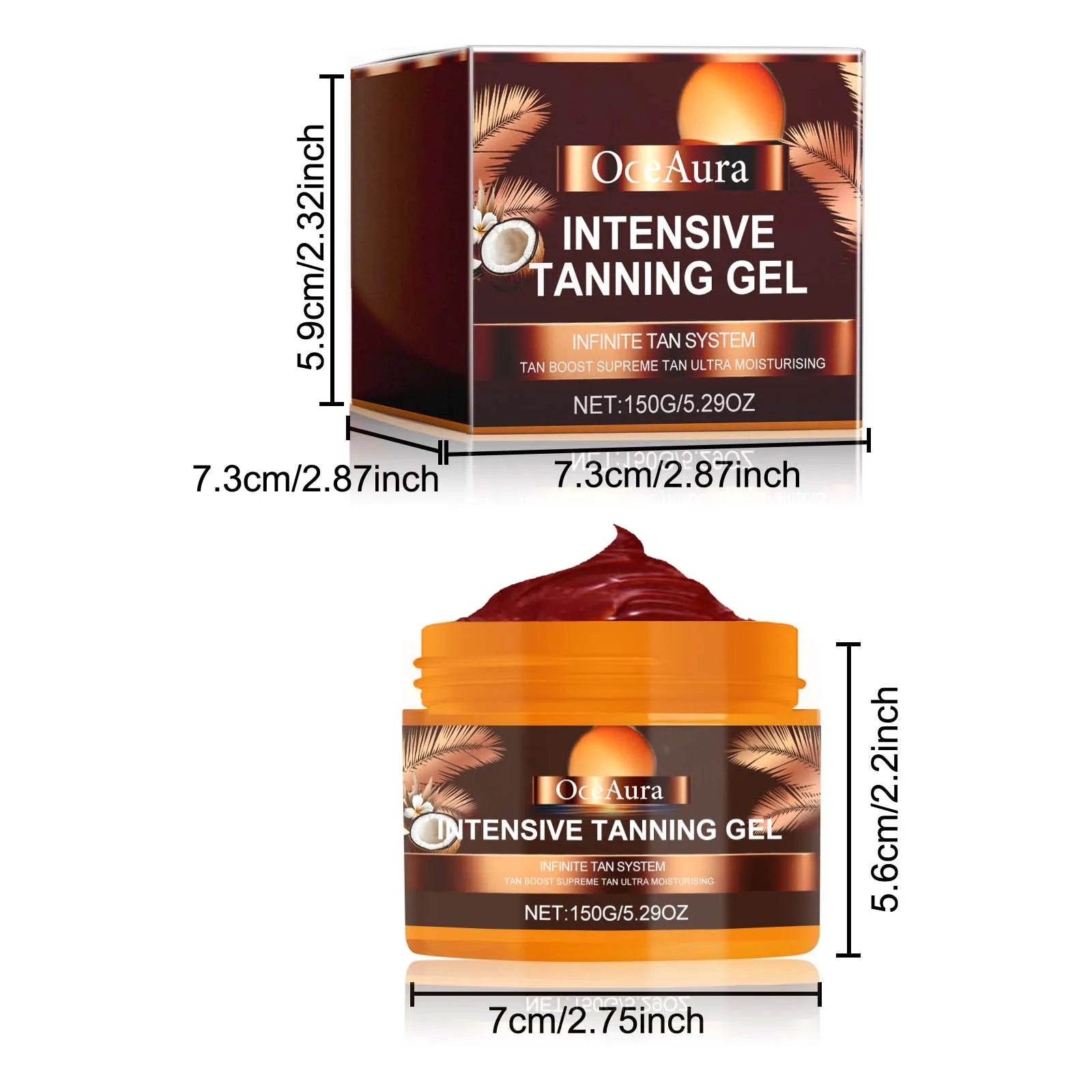 Carroten Tanning Gel Sunless Tan Accelerator Cream - 6