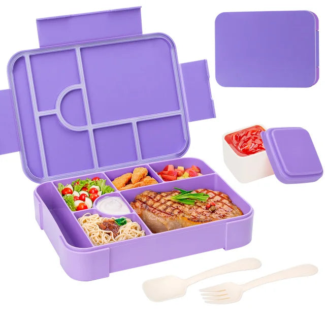 1100ml Leakproof Bento Lunch Box Microwavable Tritan Food Container - 61
