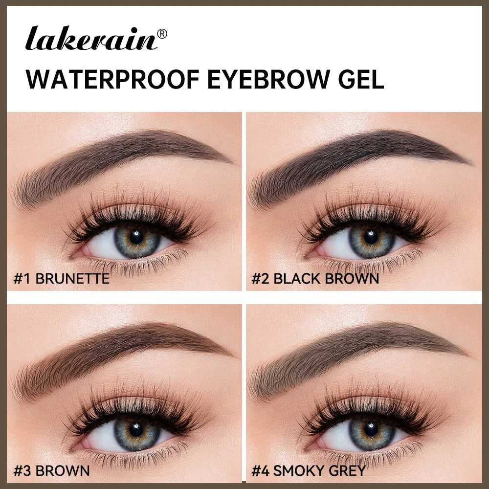 Waterproof Eyebrow Gel Set Long Lasting Liquid Tint Makeup - 4