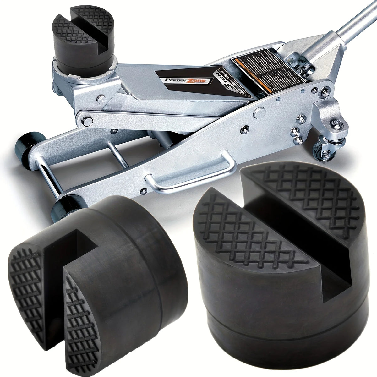 Universal Slotted Rubber Jack Pad Car Frame Protector Lift Stand Tool