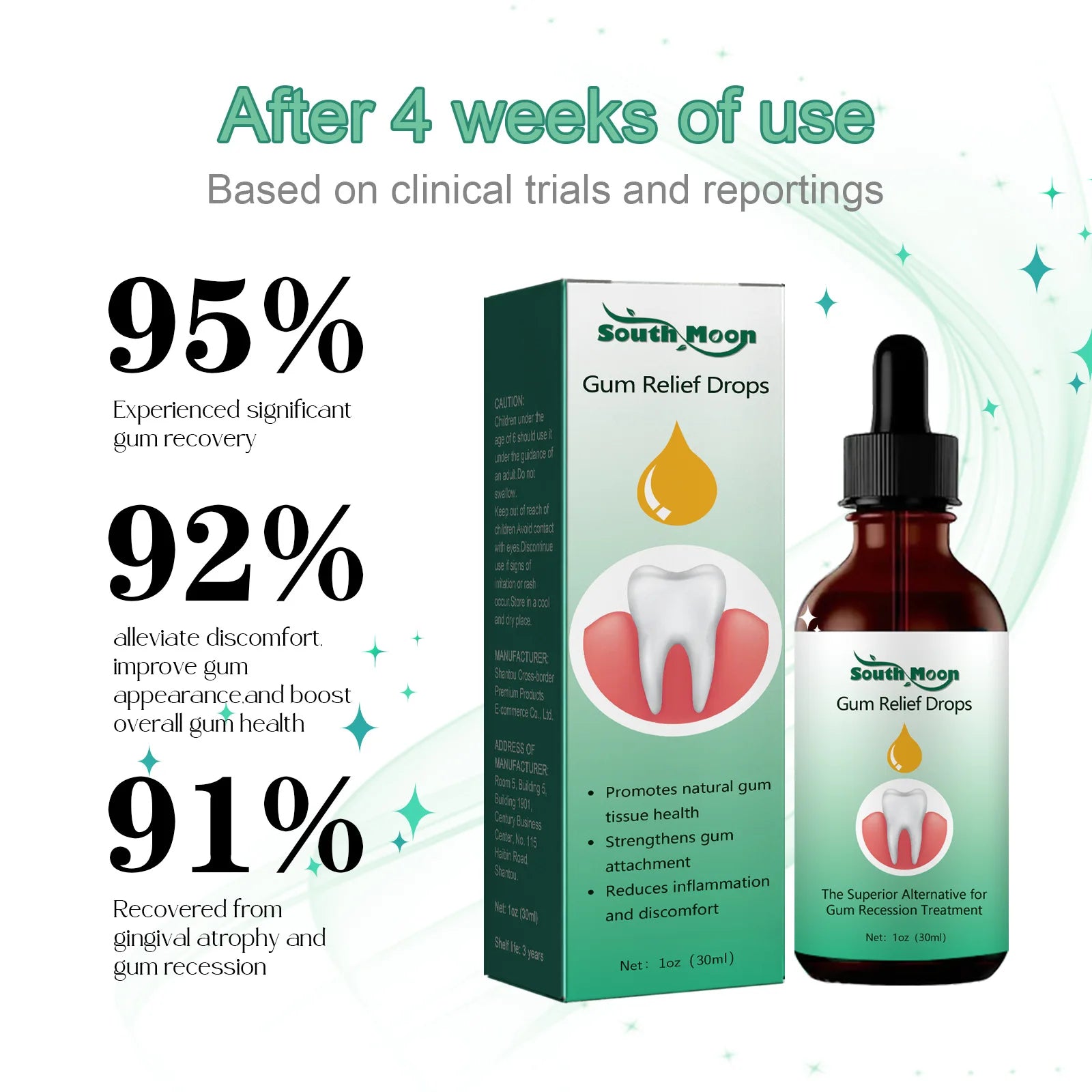 Toothache Relief Drops Plaque Stain Gum Pain Cure Oral Care - 14