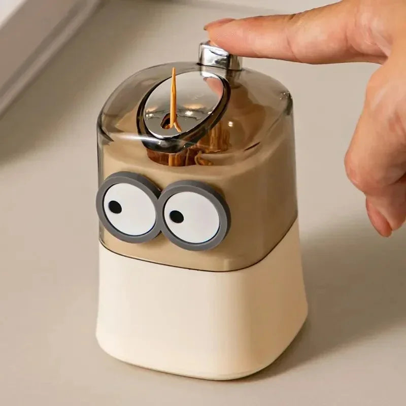 Automatic Pop-Up Toothpick Dispenser Cartoon Table Toothpick Holder - 11