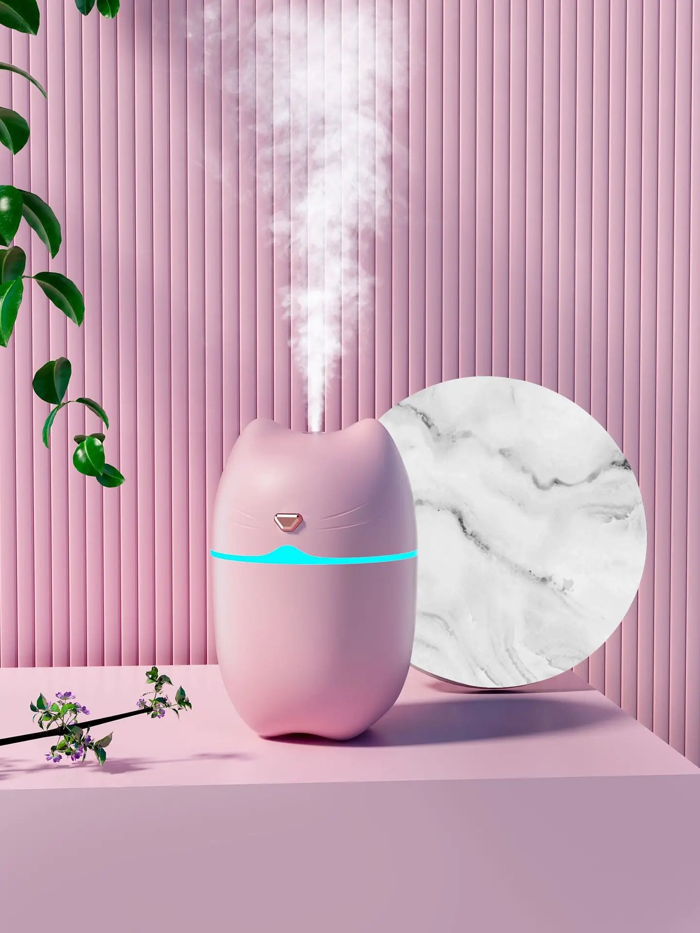 Portable Mini USB Humidifier Desktop Personal Mist Diffuser for Car - 8
