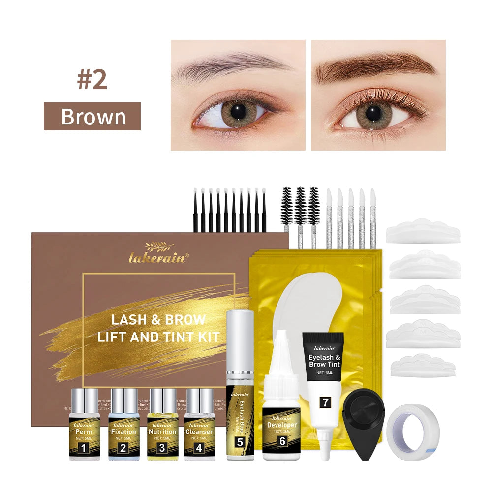 Professional Eyelash Perm and Tint Kit Lash Lift Curling Set - 26