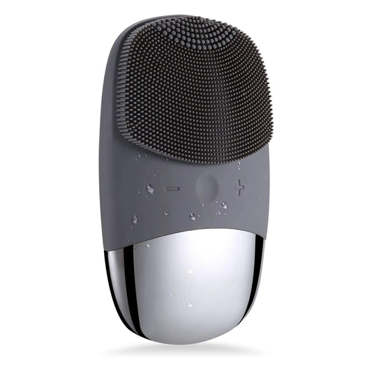 Electric Silicone Facial Cleansing Brush Face Scrubber Massager