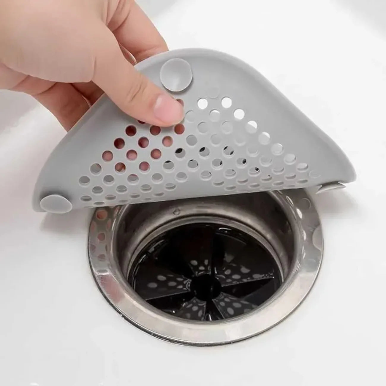 Silicone Shower Drain Hair Catcher Kitchen Sink Strainer Plug Filter