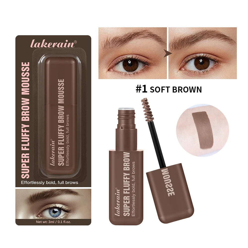 Waterproof Eyebrow Mousse Volumizing Fluffy Brow Gel