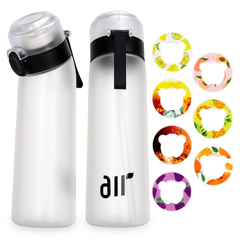 800ml Scented Water Bottle Portable Flavor Pod Sports Hydration Cup - 15