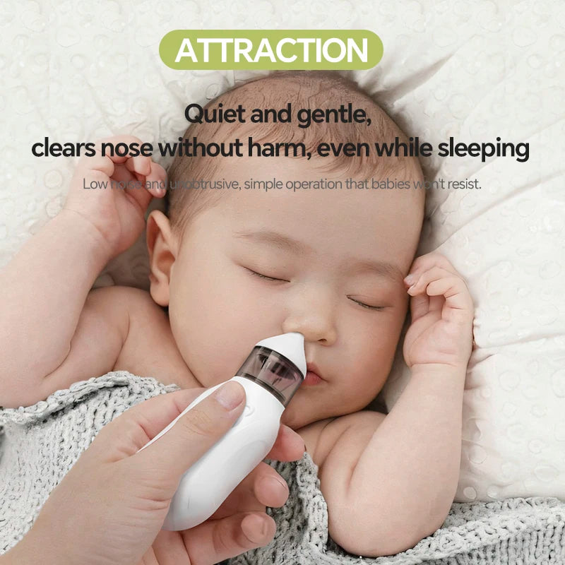 Baby Electric Nasal Aspirator Rechargeable Nose Sucker Cleaner