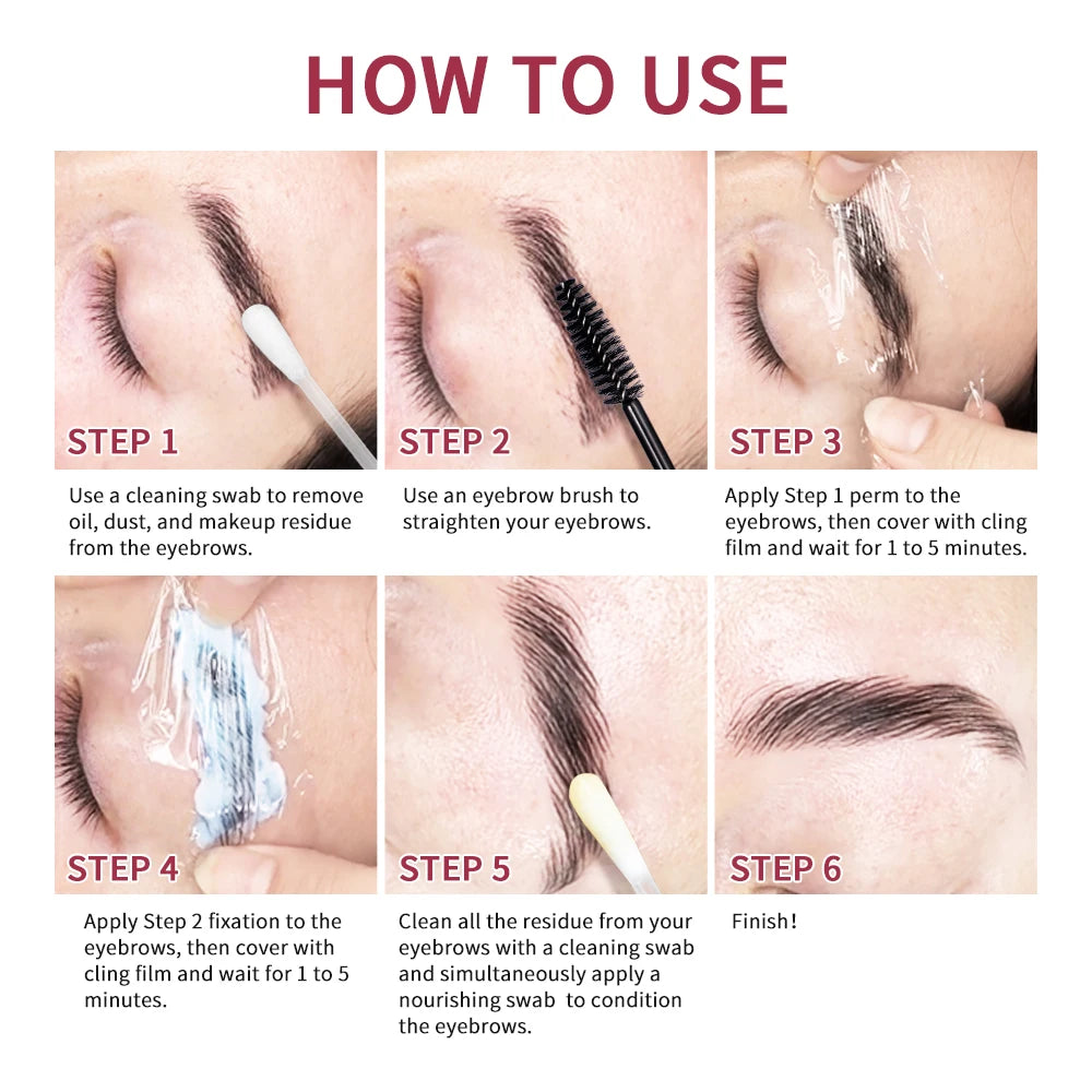 Lakerain Brow Lamination Kit Semi-Permanent Eyebrow Lift Set