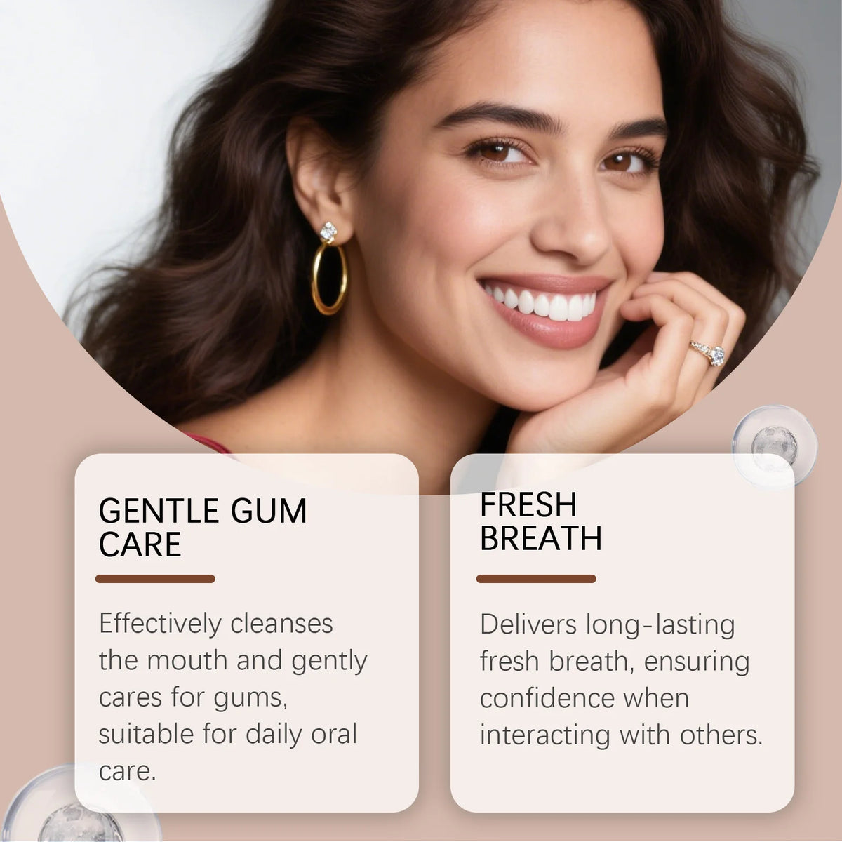 Clove Mint Mouthwash Liquid Toothpaste for Fresh Breath Oral Care