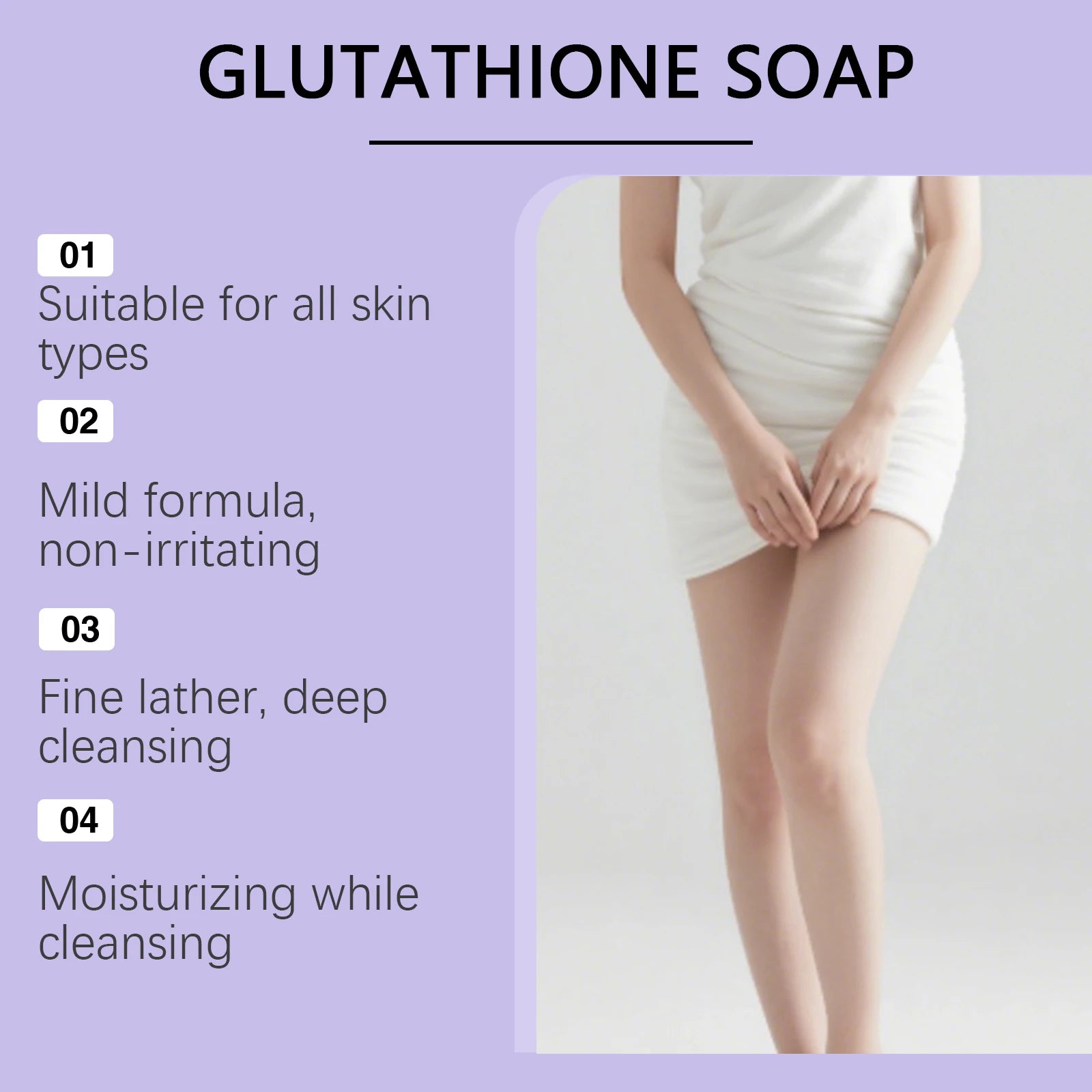 Lavender Cleansing Soap Bar Oil Control Skin Softener - 10