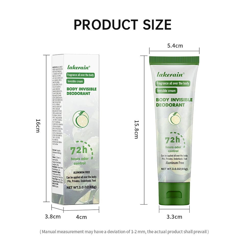 Mint Fragrance Long Lasting Odor Control Deodorant Cream - 14