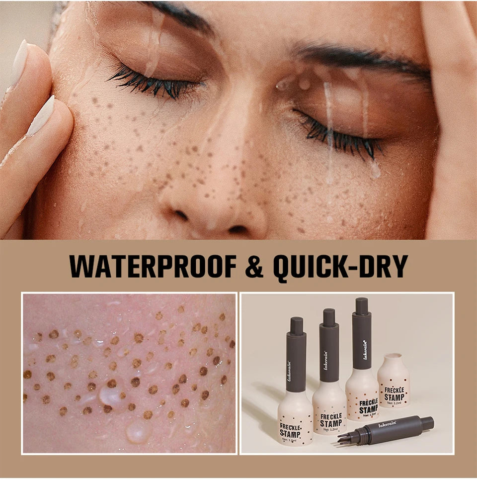 Freckle Stamp Makeup Pen Dot Freckles Natural Fake Freckle Pen - 12