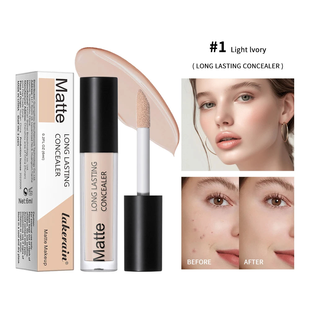 Long Lasting Full Coverage Liquid Matte Concealer Makeup