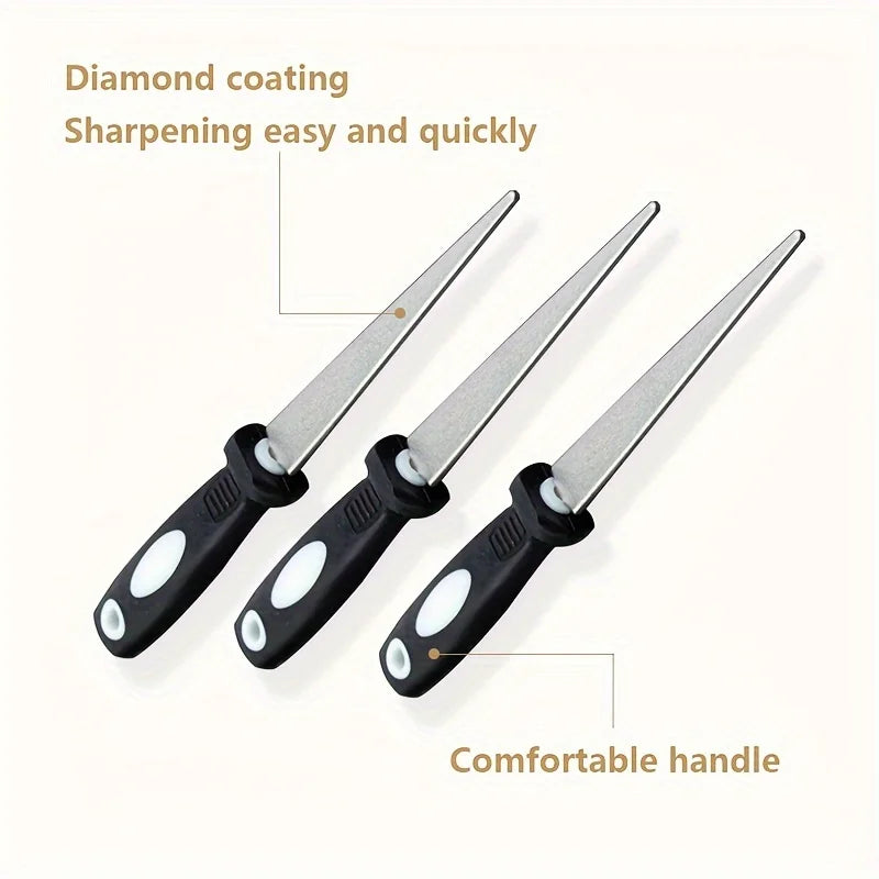 Diamond Sharpening File for Gardening Pruners and Scissors