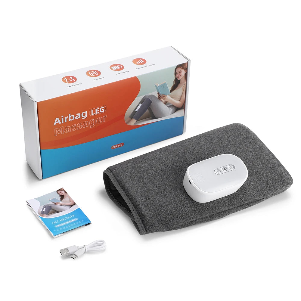 Wireless Air Pressure Calf Massager Electric Leg Compression Wrap