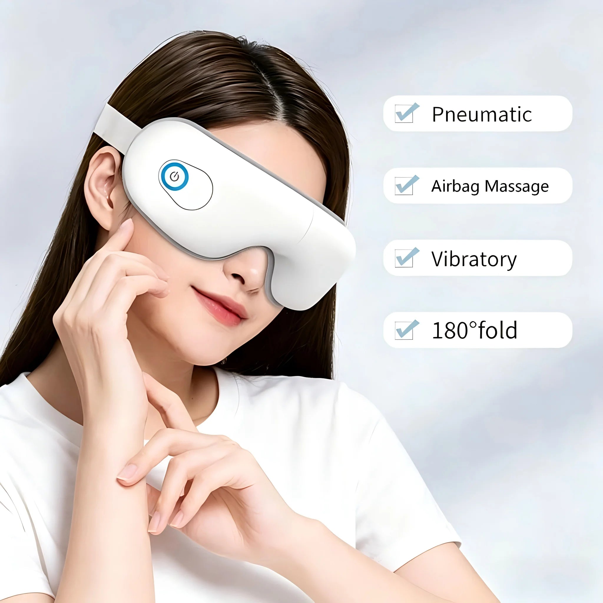 VIMYSHOW Rechargeable Air Pressure Eye Massager & Vibration Mask - 7