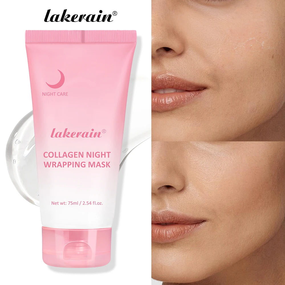 Glow Overnight Wrapping Mask Duo Collagen Turmeric Skincare Combo