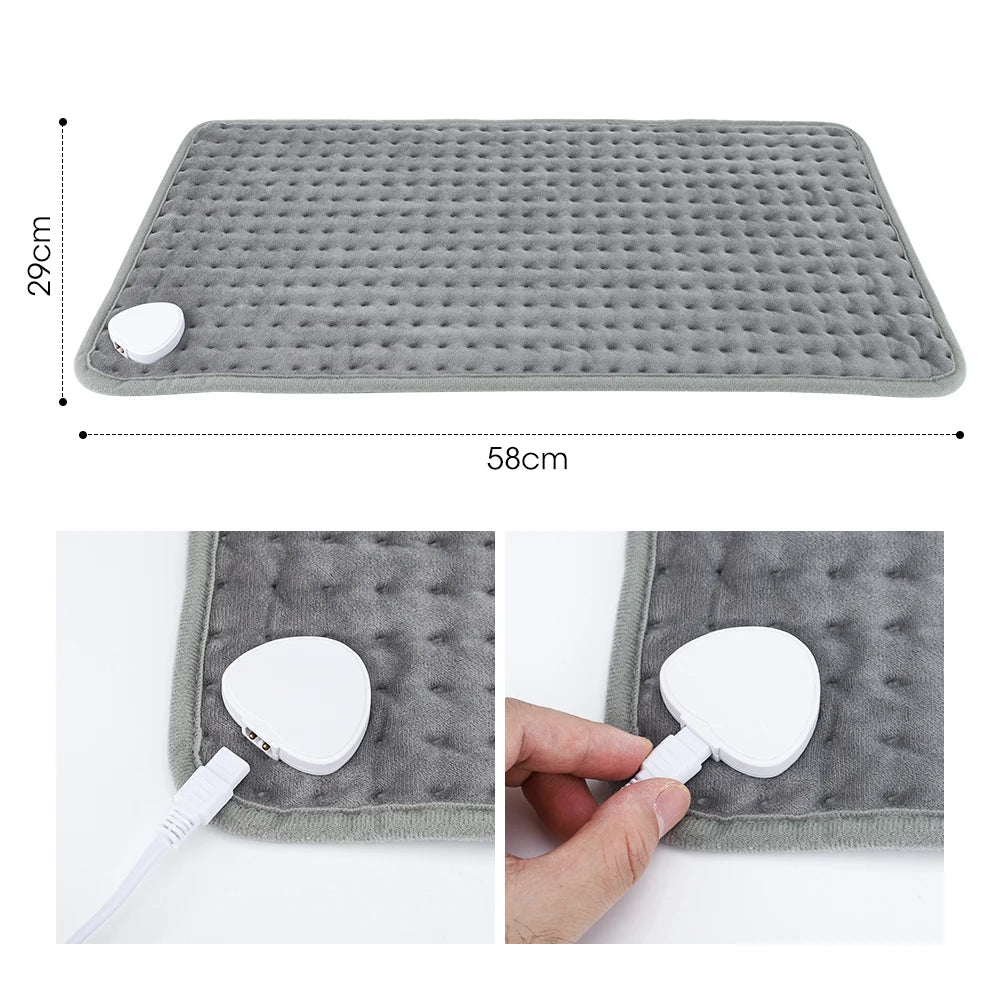 Electric Heating Pad 9 Gear Adjustable Temperature Warm Mat - 15