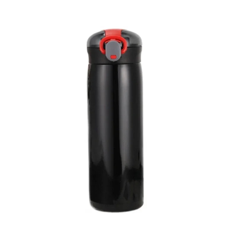 Stainless Steel Thermal Kids Water Bottle Vacuum Insulated Straw Mug - 15