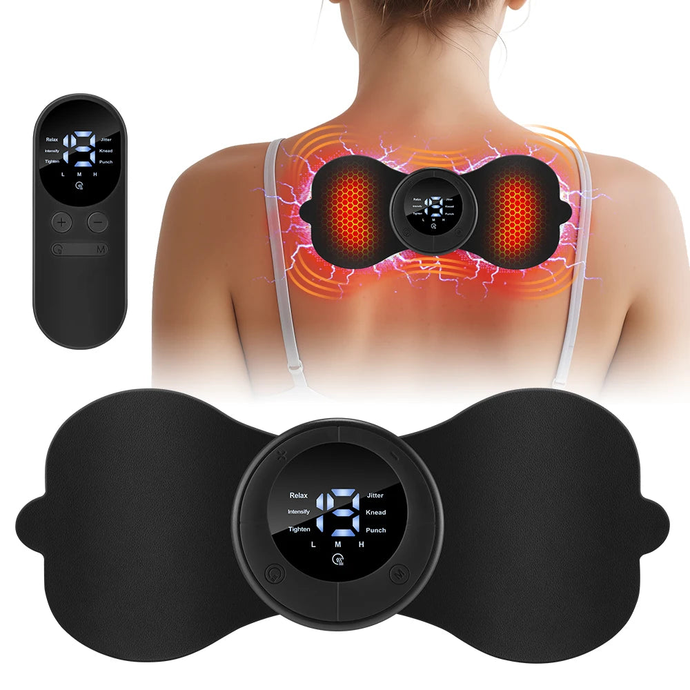 Smart Electric Neck Massager Portable Cervical Massage Patch Tool - 28