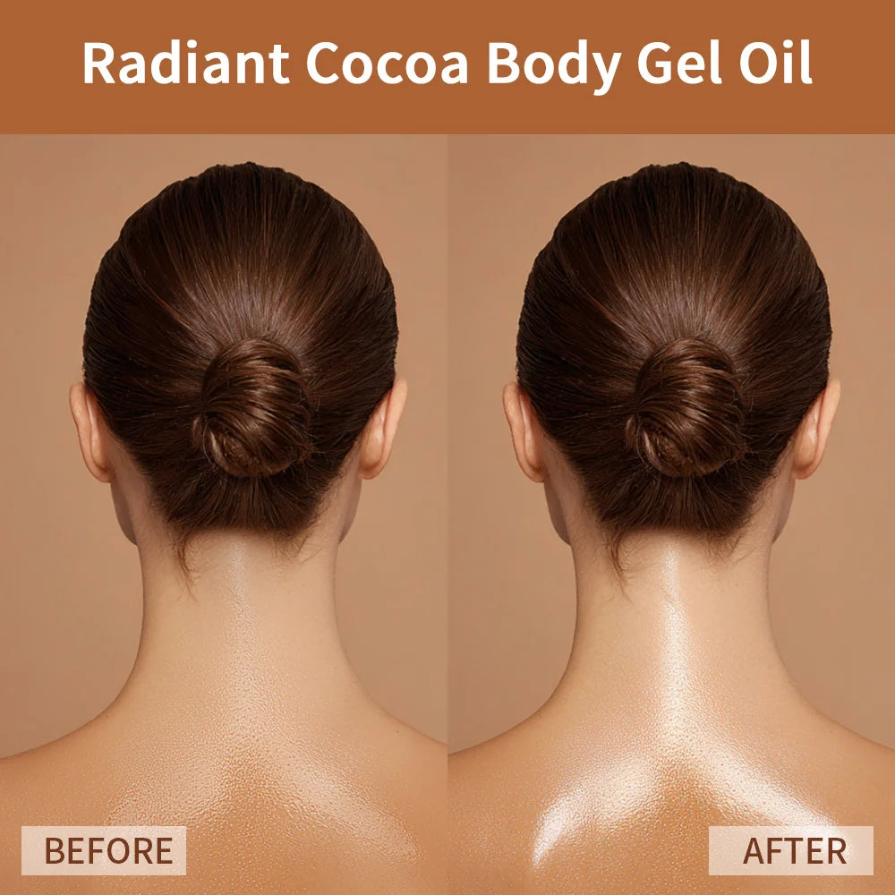 Cocoa Body Oil Gel Moisturizing Hydration for Dry Skin Care