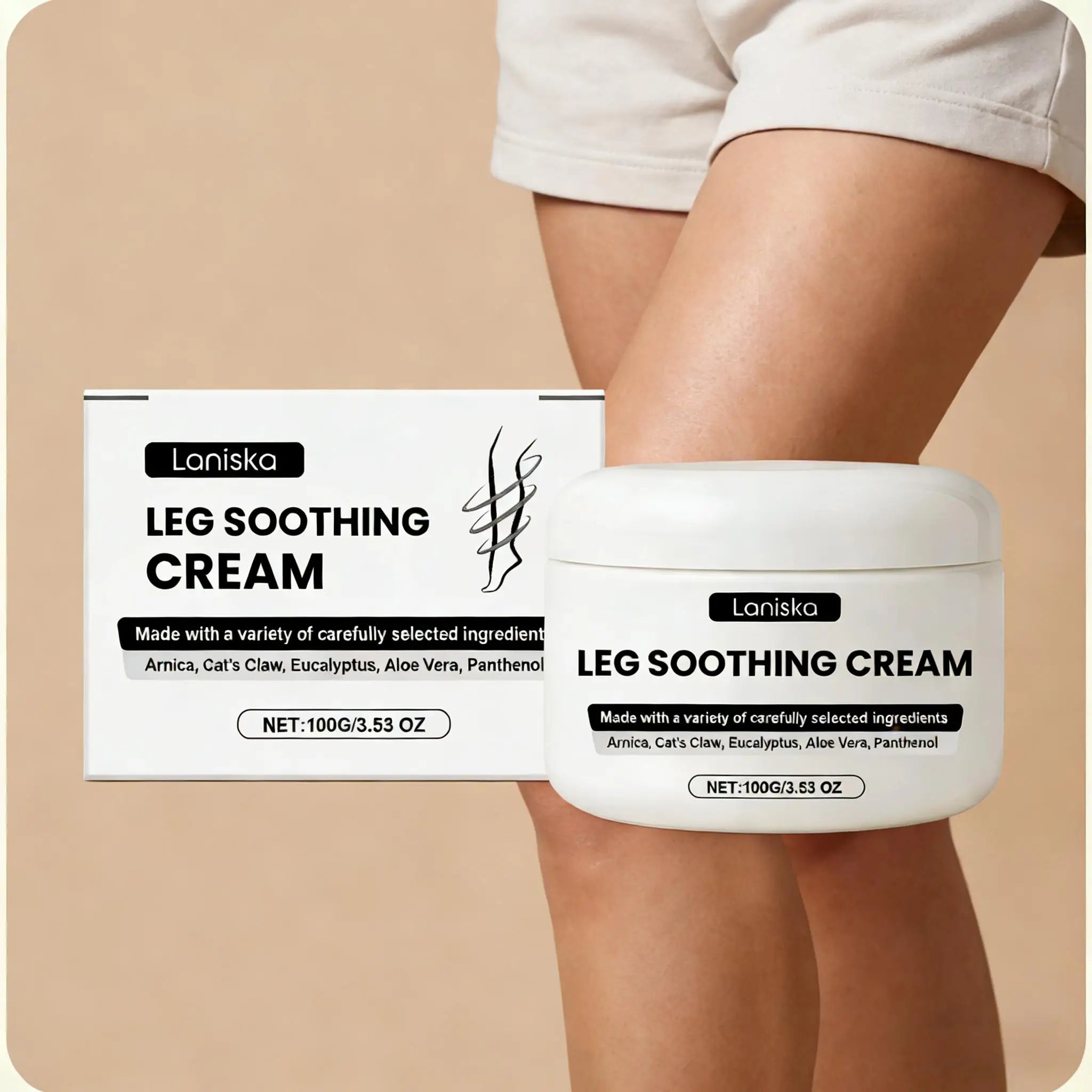 Leg Soothing Cream Moisturizing Muscle Relief Massage Cream - 6