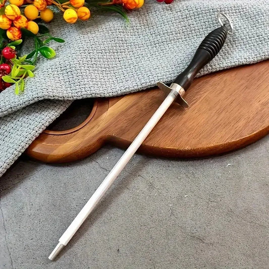 YOCITY Carbon Steel Knife Sharpening Rod Professional Honing Tool