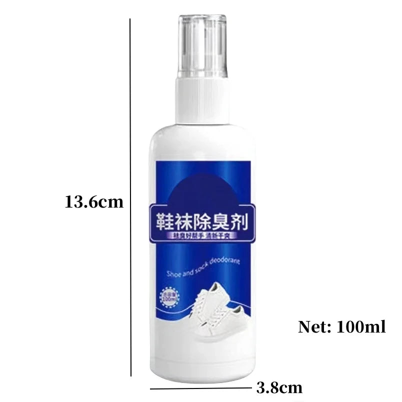 Shoe and Sock Deodorizing Spray Antibacterial Footwear Odor Remover - 6