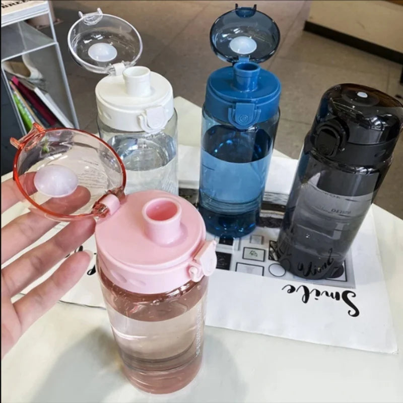 Leak Proof Sports Water Bottle BPA Free Portable Hiking Gym Flask - 4