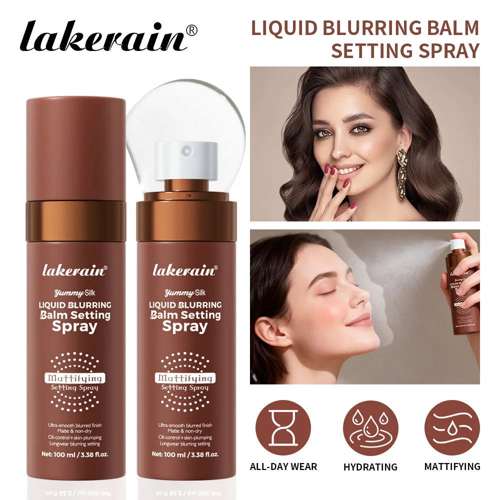 Liquid Blurring Balm Setting Spray Long Lasting Matte Makeup Fixer