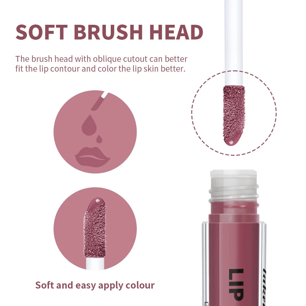 Lakerain Moisturizing Mirror Lip Gloss Butter Liquid Lip Makeup - 6