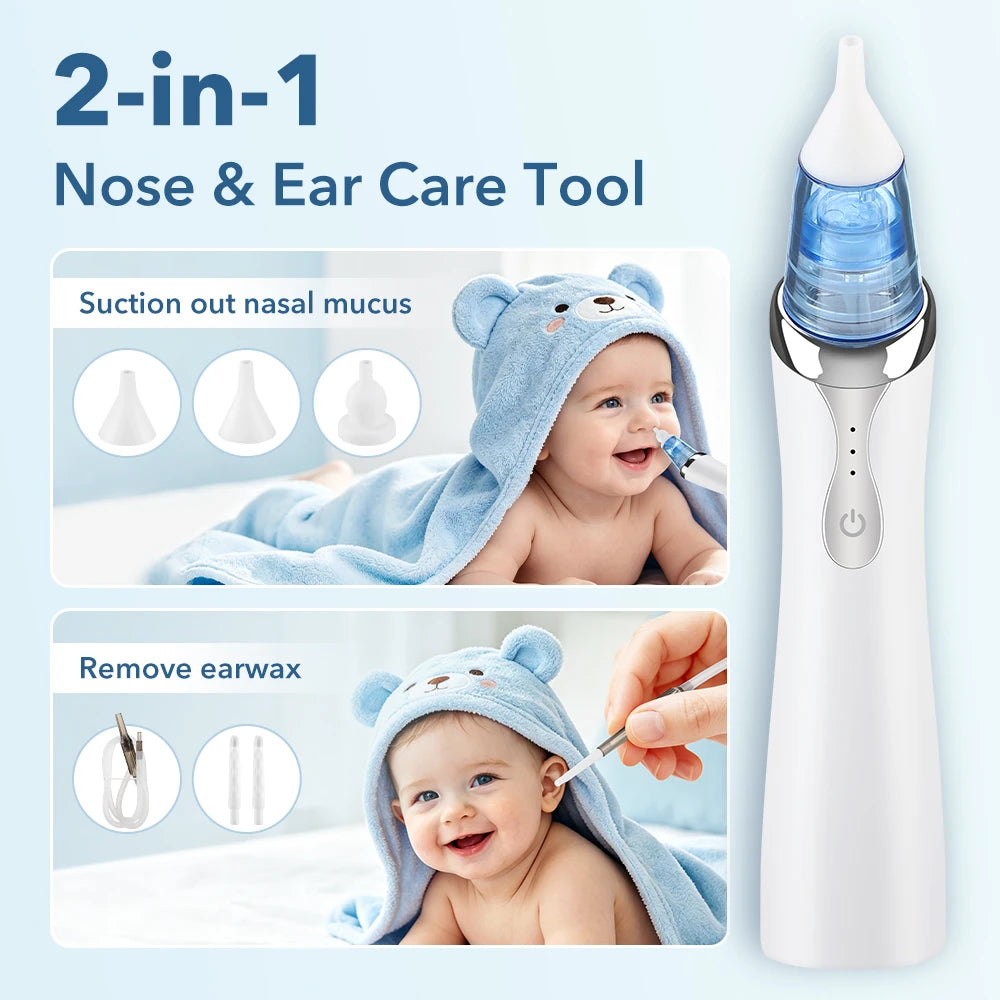 Electric Baby Nasal Aspirator & Ear Wax Removal Kit