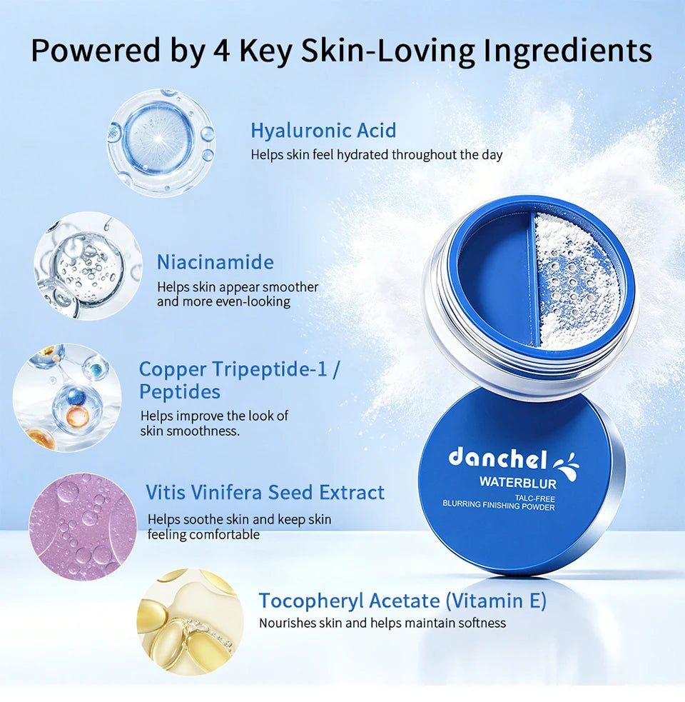 Oil Control Loose Setting Powder Talc Free Water Infused Finishing - 12